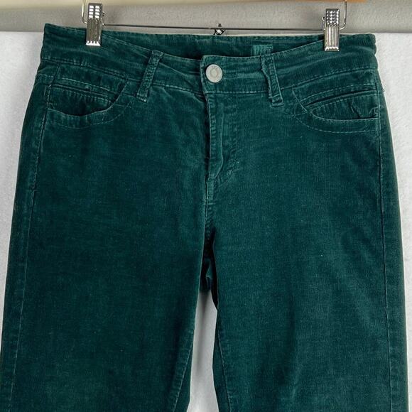 Kut From the Kloth Baby Bootcut Emerald Green Corduroy Pants KP540MA1 Size 2 - Picture 5 of 13